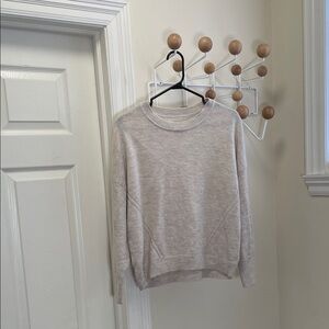 GAP - Wool Alpaca Blend Long Sleeve Baggy Sweater - Cream - L